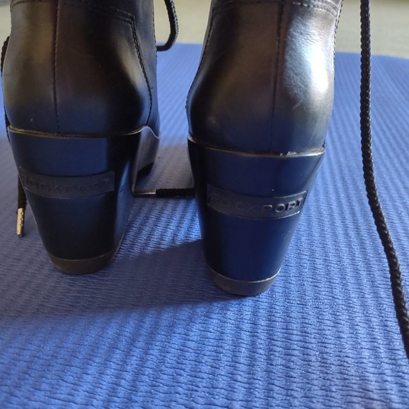 LIke new Rockport winter boots puffer high platform size 4.5 / 5 black - Picture 3 of 7